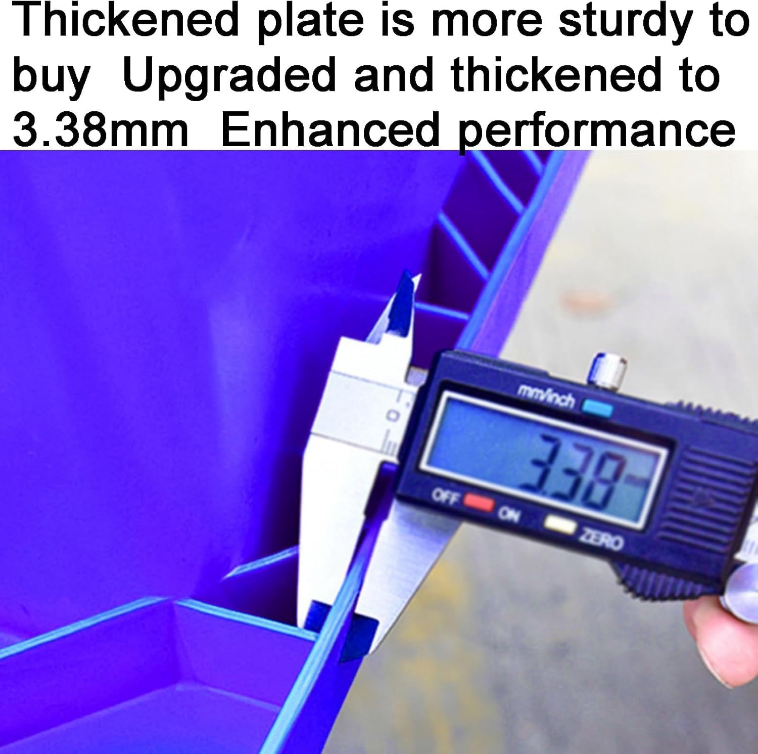 TIST Plastic Pallets Nestable Transport Pallets Warehouse Storage Grid Mat Camping Storage Closet Easy to Clean(0.8x0.8x0.14m)