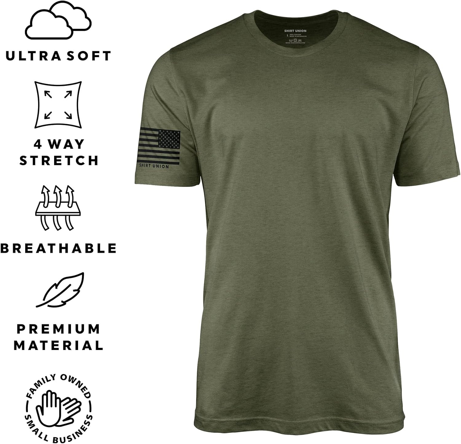 Patriotic Shirts for Men - American Patriot Graphic Tee - USA & Freedom Style - Super Soft Premium Shirt Pack - Image 4