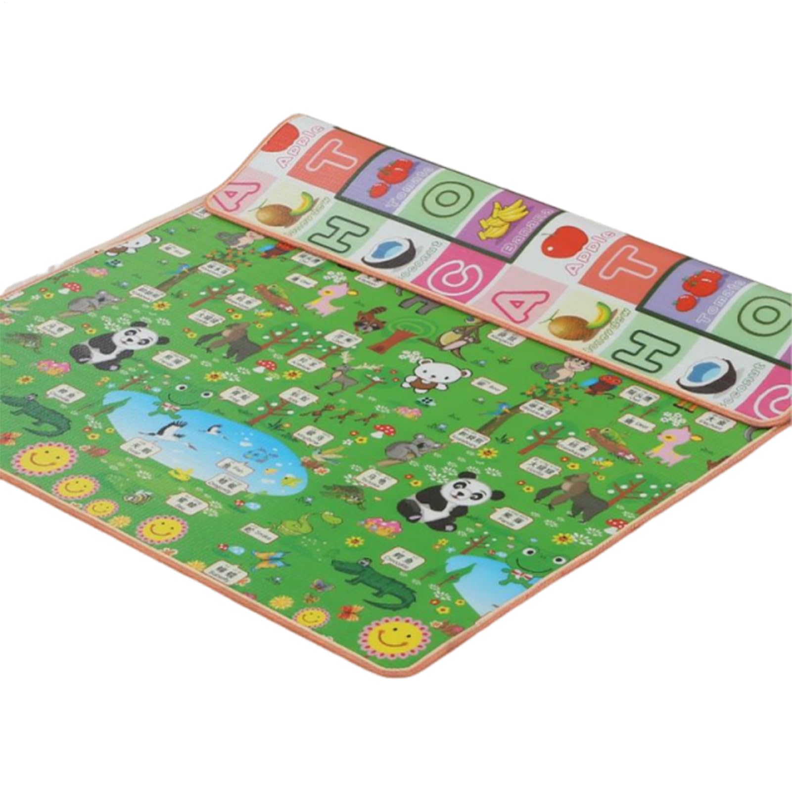 Tapis de jeu enfants lavable et double face pour crèche et intérieur