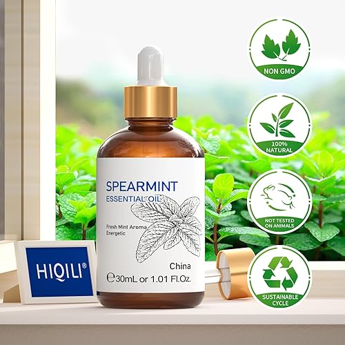 Miniatura 57 de HIQILI Aceite esencial de albahaca de 1 fl oz, 100% puro sin diluir para la piel, difusor, 1.0 fl oz