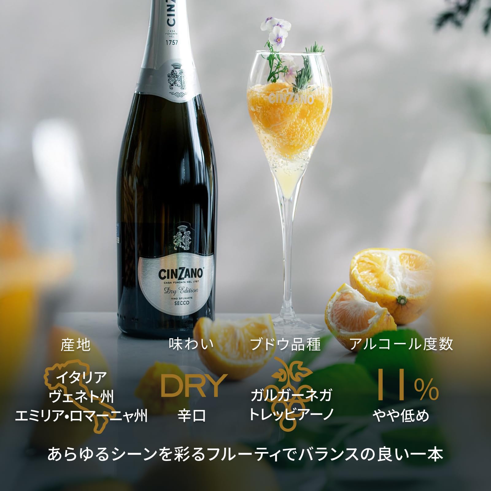 Amazon.co.jp: CINZANO (チンザノ) エディション セッコ