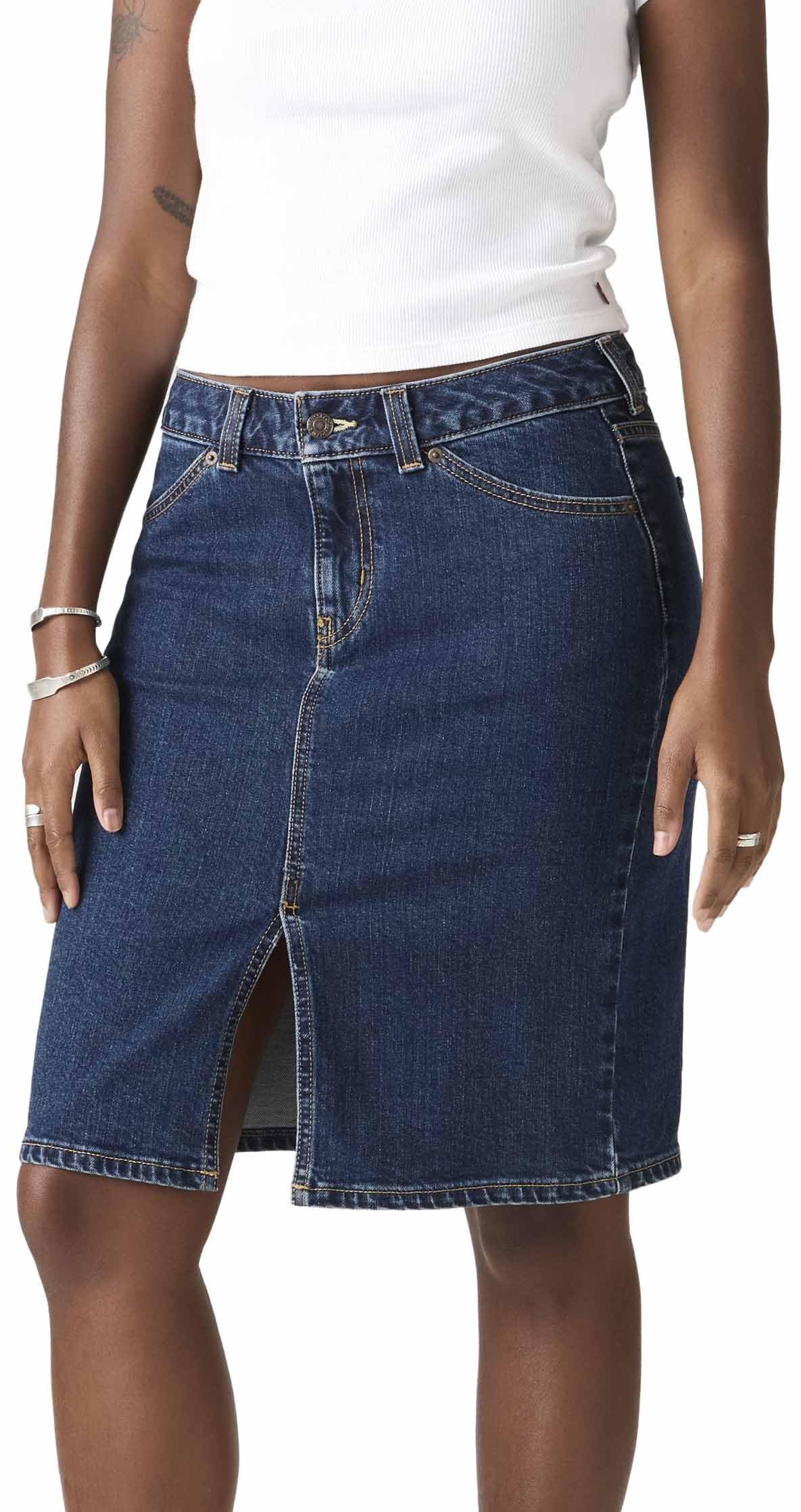 Levi's Damen Low Midi Skirt Rock (1er Pack)