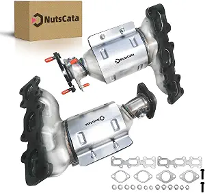 NutsCata Direct-Fit Catalytic Converter Kit Left and Right