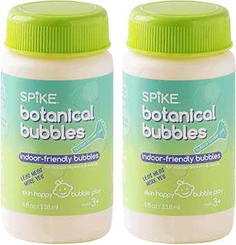Innobaby Spike Mess Free Botanical Bubble Solution 4oz Refills / 2 Pack