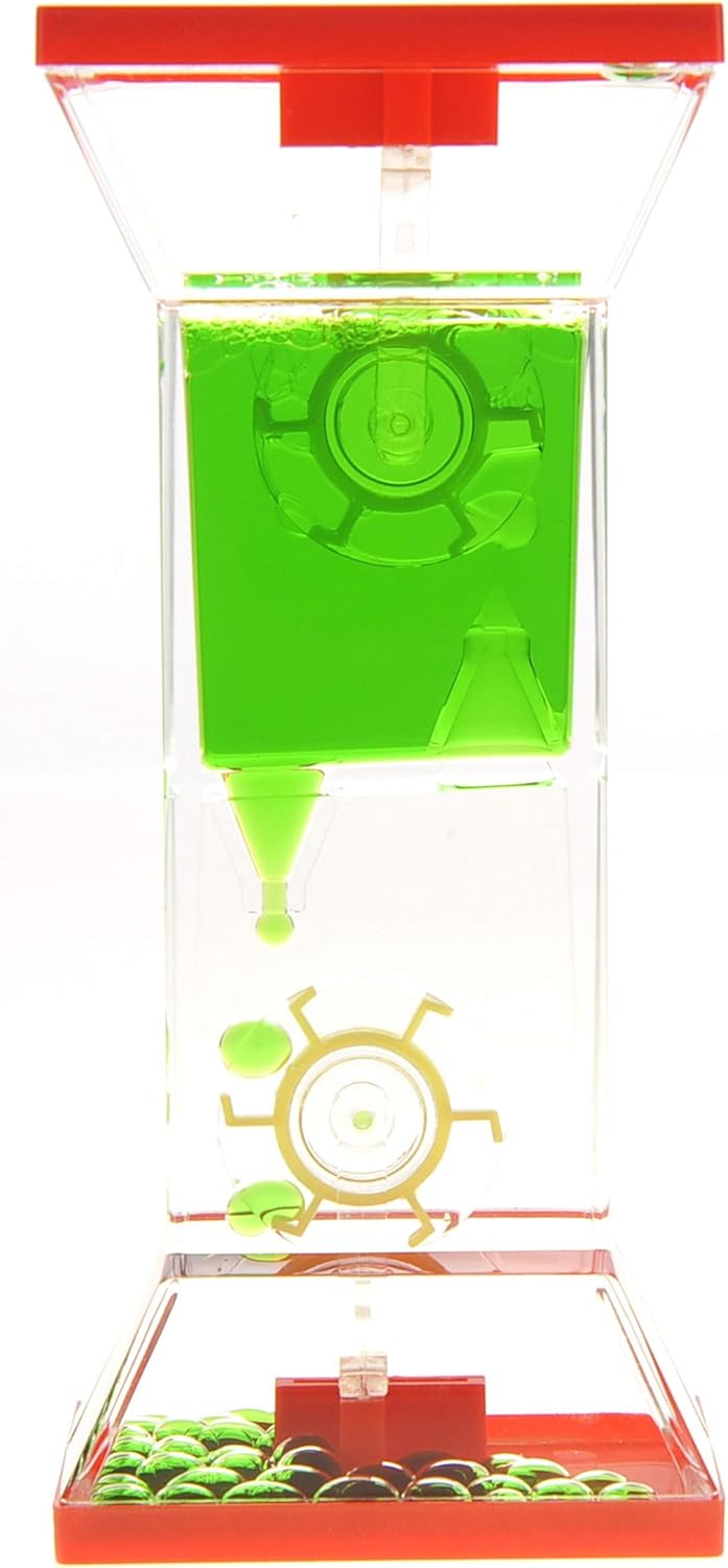 A and E Imports - Liquid Motion Bubbler with Two Wheels (Red)