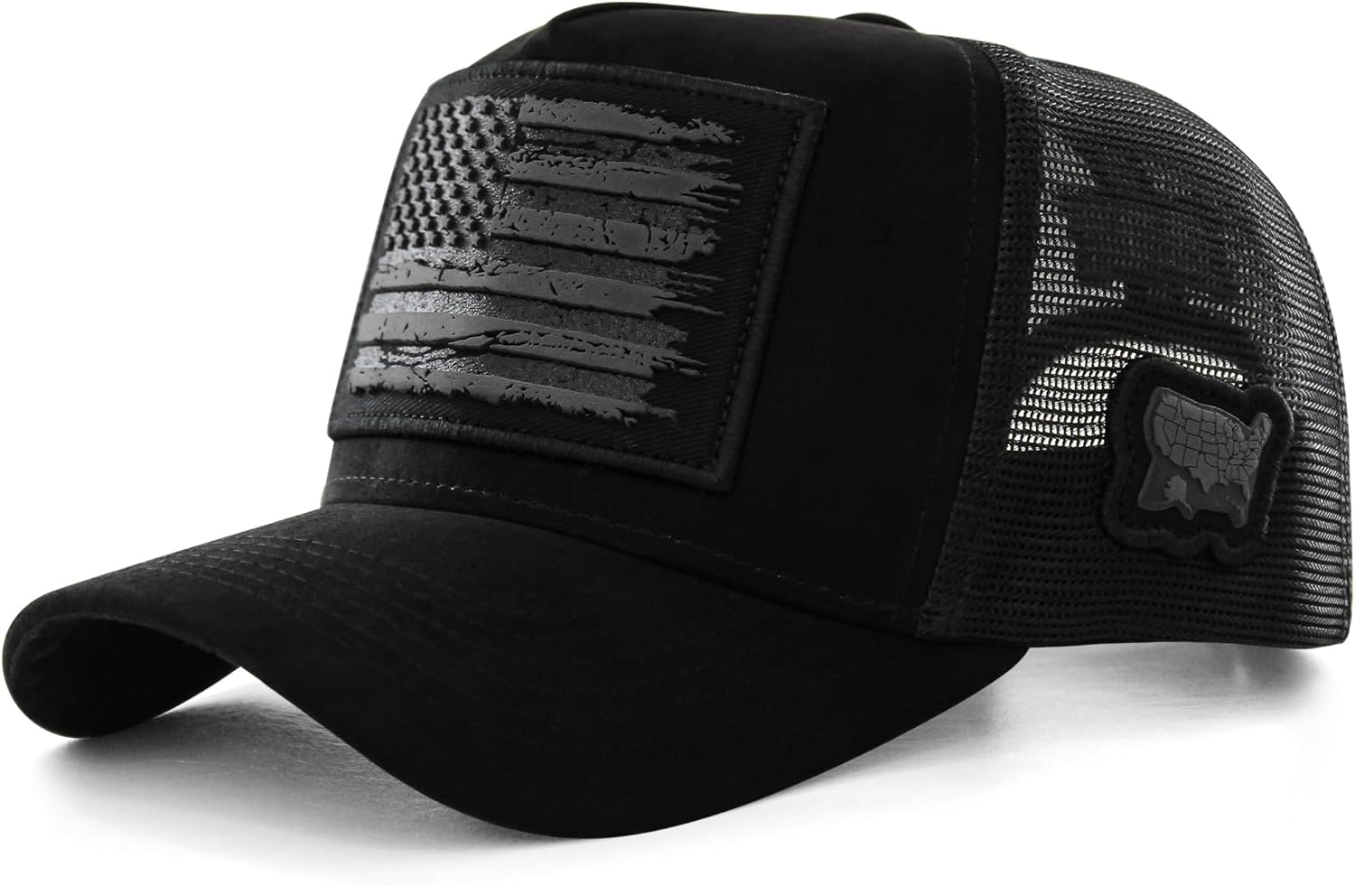 Truck Hat | The American Flag - Country Western Rancher Edition | Adjustable for Men Women