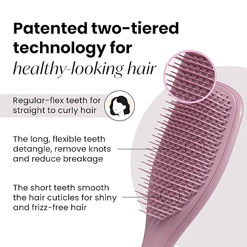 Miniatura 2 de Tangle Teezer Cepillo desenredante definitivo a base de plantas, cepillo de cabello seco y húmedo, elimina nudos y reduce la rotura para todo tipo