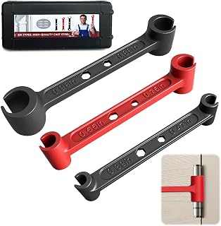 Door Hinge Adjustment Tool Kit Door Gap Adjustment Tool for Precise Hinge Gap Adjustment Upgraded Hinge Gap Adjusting Wrench for Installation and Repair of Residential and Commercial