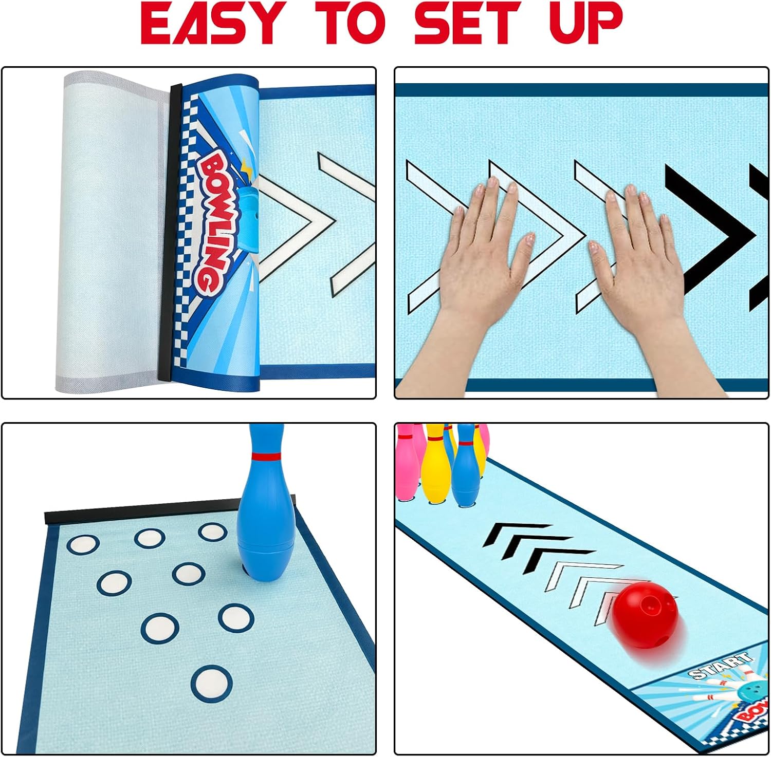 Mini Bowling Set Indoor Outdoor