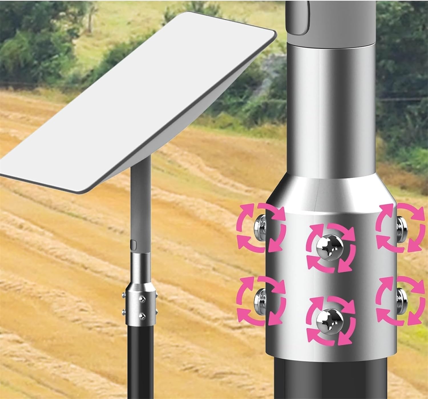 Easy to Install Mast Reducer 2.0inch Pipe Adapter Socket for Optimally Satellite Dish Alignment Commercial Applications