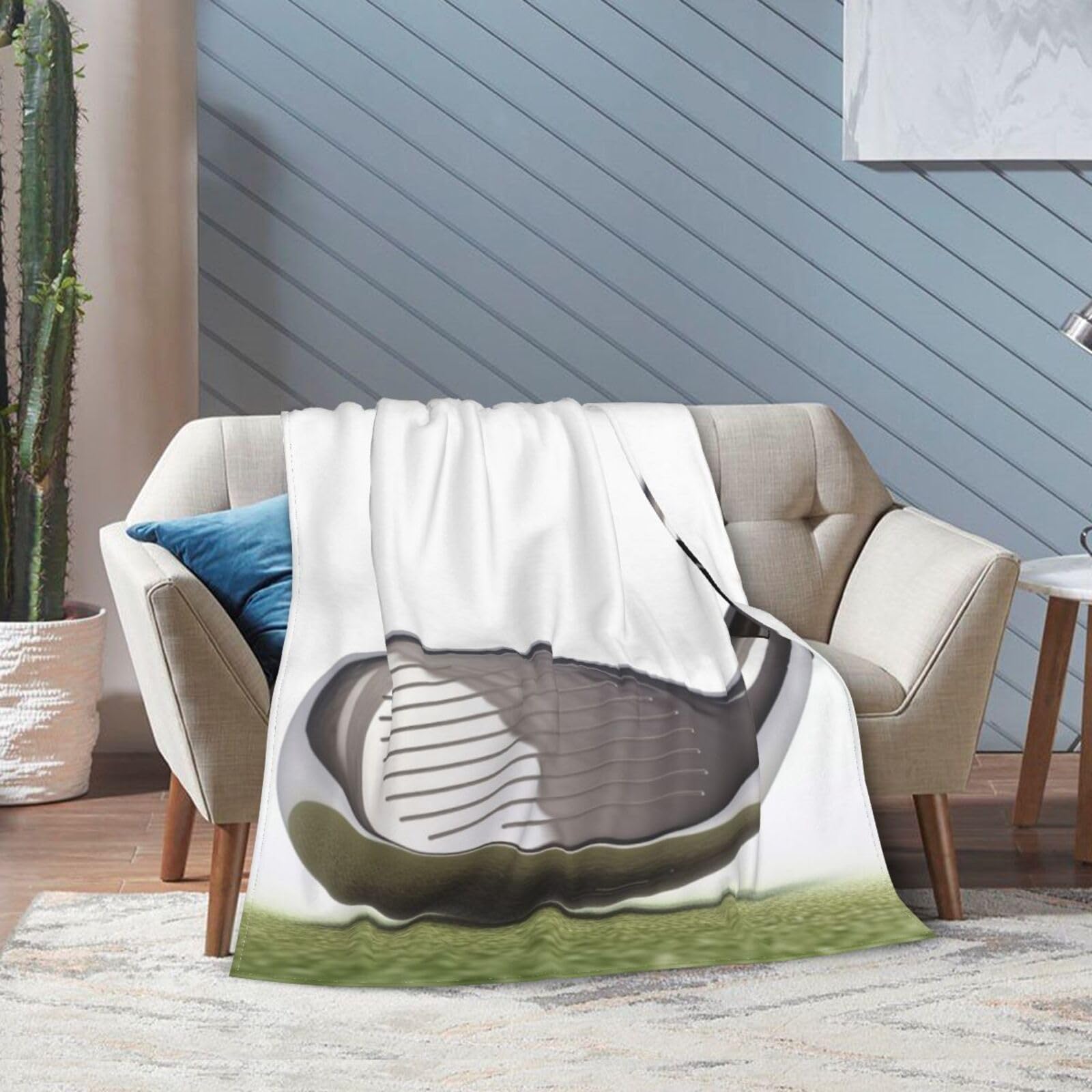 Couverture chaude et légère en peluche KHiry grand format pour lit et salon