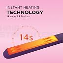 Havells HS4101 Ceramic Plates Fast Heat up Hair Straightener, Straightens & Curls, Suitable for all Hair Types (Purple) gallery image