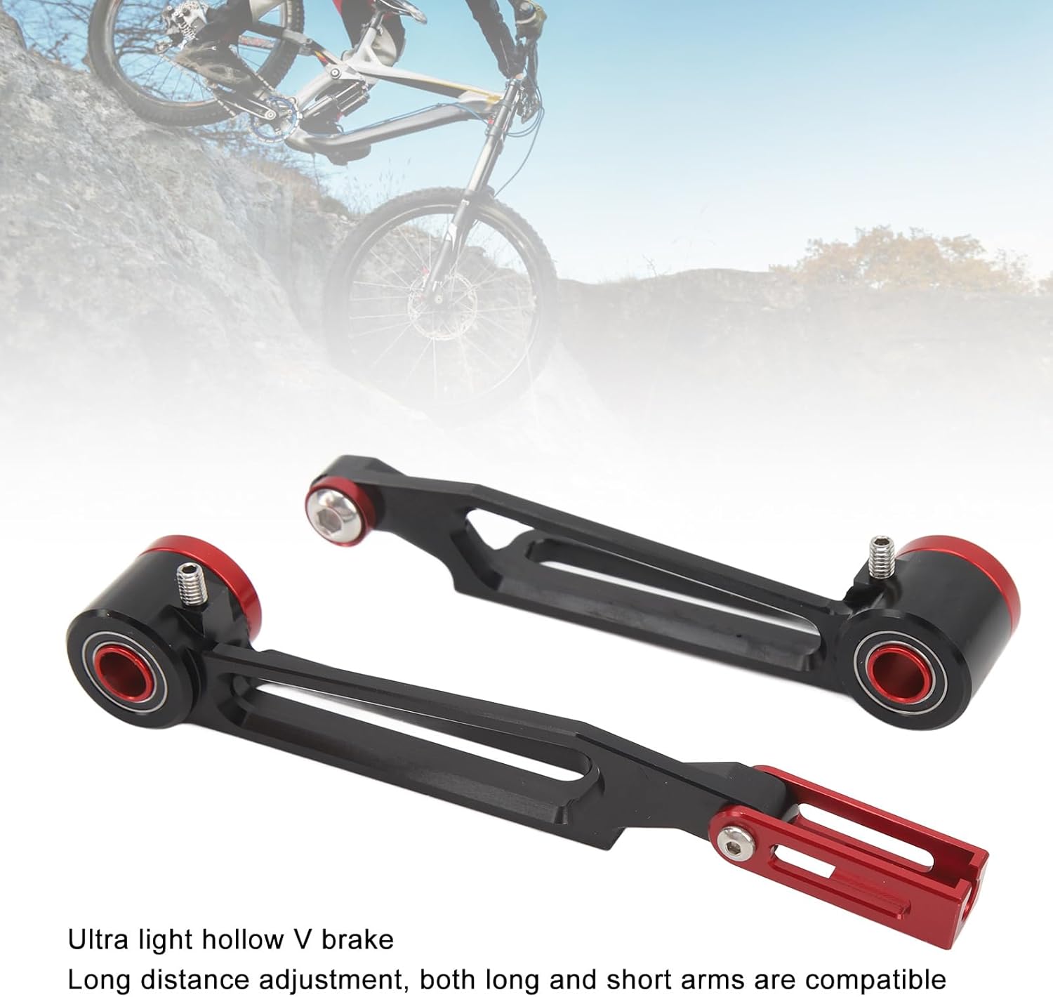 Foldin Bike Ultrht V Brake, Bike Brake Cliper Sets, Aluminium Alloy Brake Part for Tools