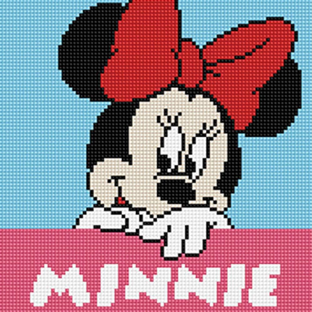 Buy I Love Painting Cubic Painting Disney Official Licensed Mickey Mouse 9 8x9 8 Framed Minnie Online At Lowest Prices In Uk B08sbn63j2