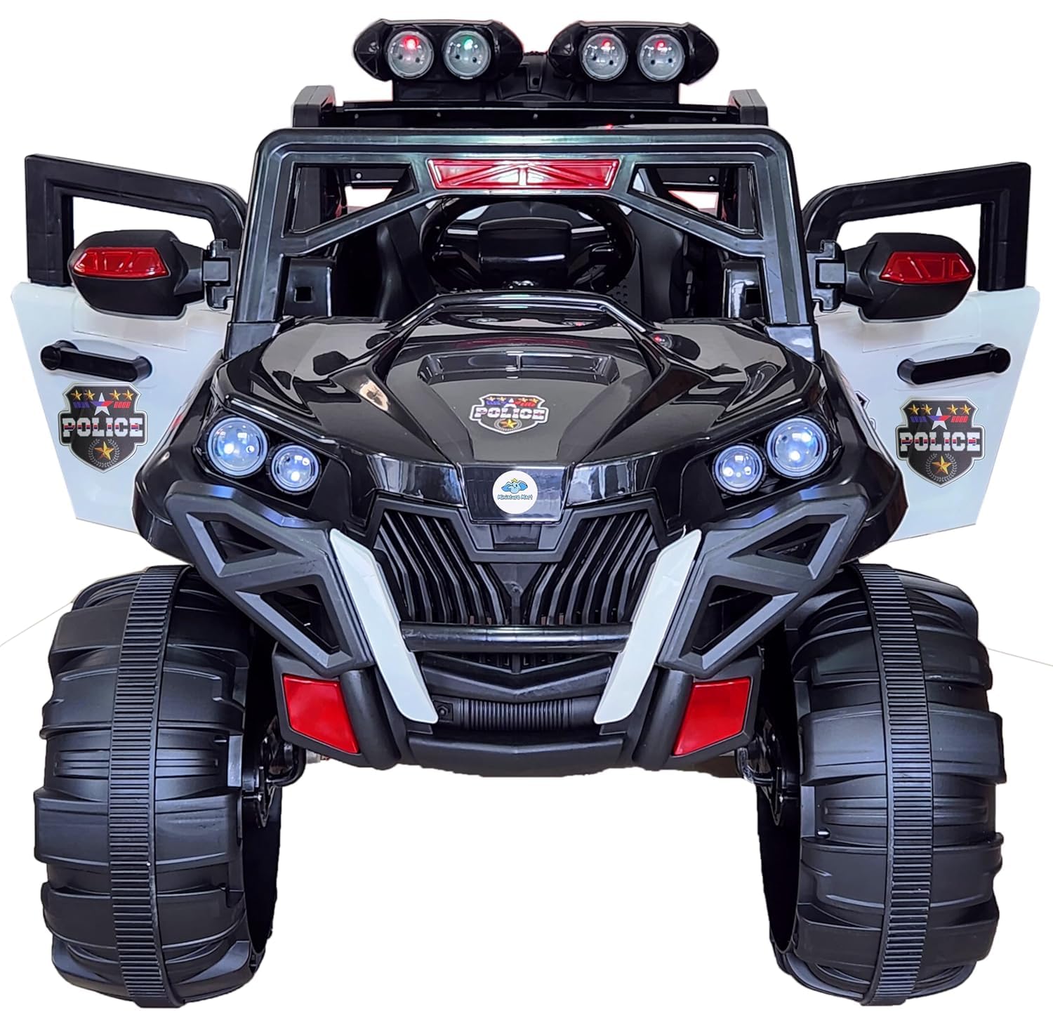 LittleFlyer Battery Operated 4x4 Big Size 12V Battery Ride On Truck, Jeep for Kids Drive 2 to 8 Years | Motor for Steering | Remote Control | Suspensions | Jumbo Driving Car | (Black) (B0DFHGX74L) Amazon Price History, Amazon Price Tracker