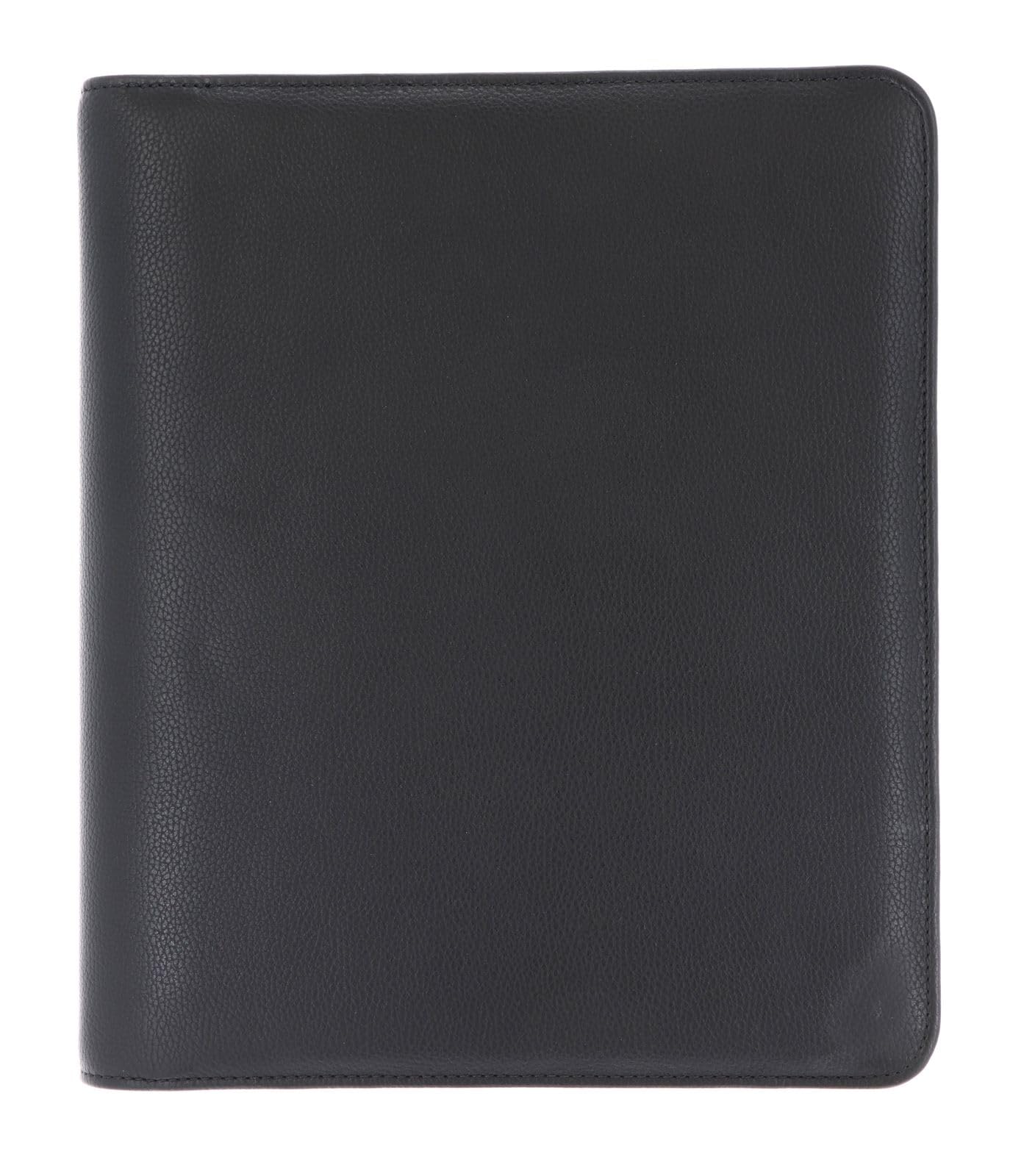 Leonhard Heyden Leder mit Laptopfach Berlin Schreibmappe 7349 Schwarz