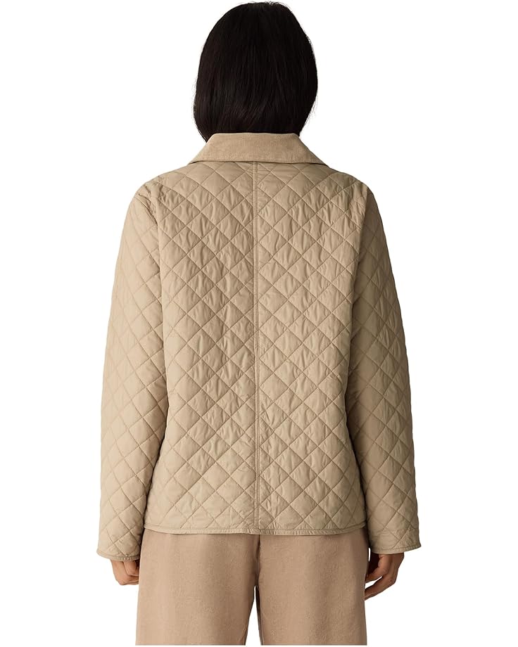 Eileen Fisher Eggshell Recycled Nylon Quilted Jacket - #2 of 2