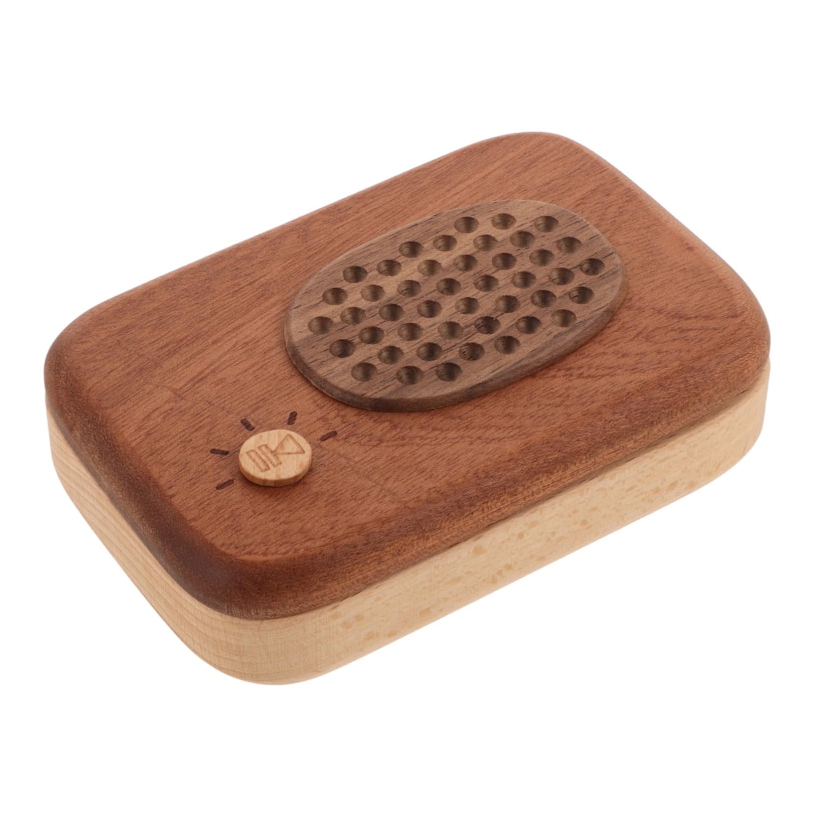 Kisangel Baby Tooth Holder Box Boys and Girls Tooth Organizer Wooden Boys and Girls