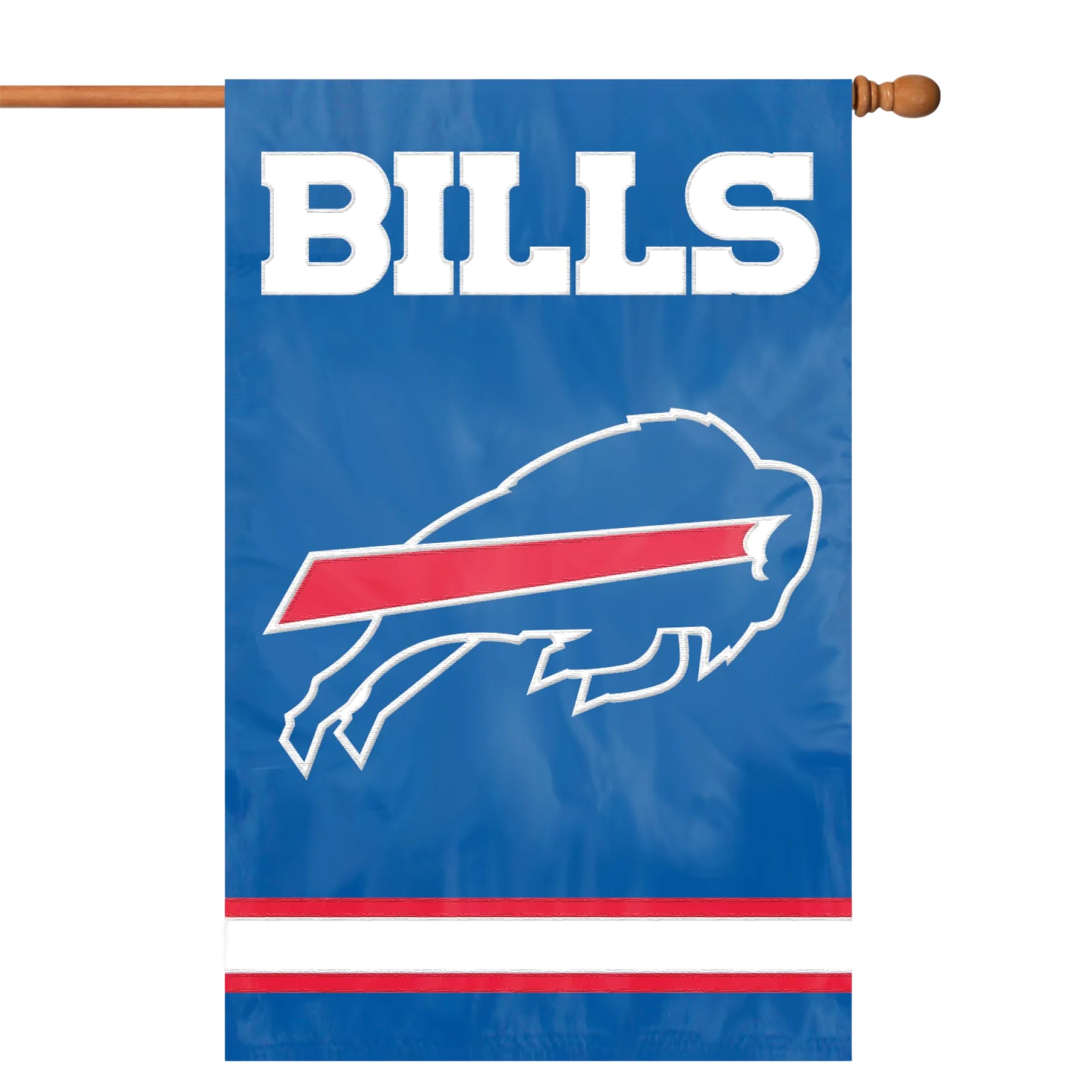 Party Animal NFL Team Flag, Double-Sided, Buffalo Bills
