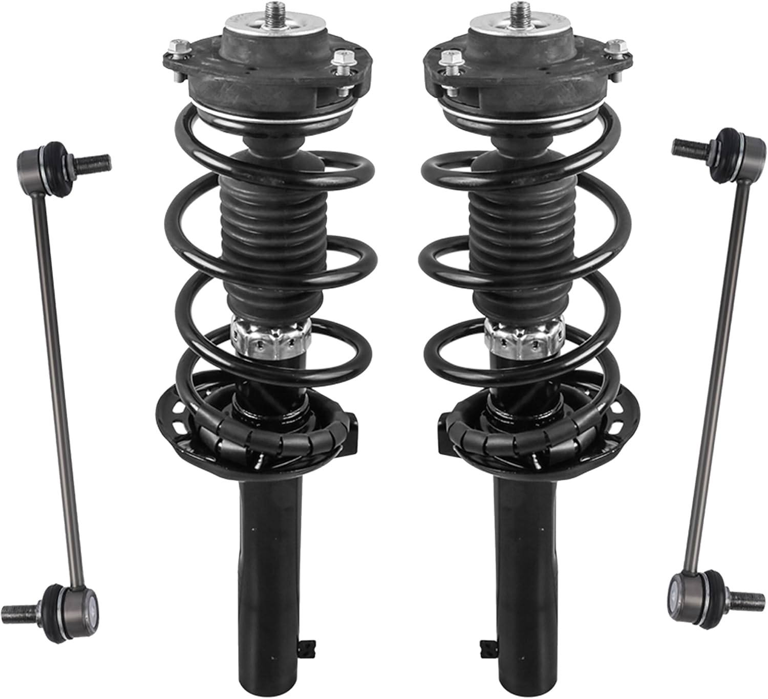 MOSTPLUS 4PCS Front Struts & Sway Bar Links Kit Compatible for Audi A3; Volkswagen Beetle/EOS/Golf/Jetta/Passat/Rabbit/CC 172311 K80478