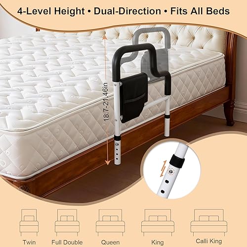 Miniatura 3 de Rieles de cama para la seguridad de adultos mayores