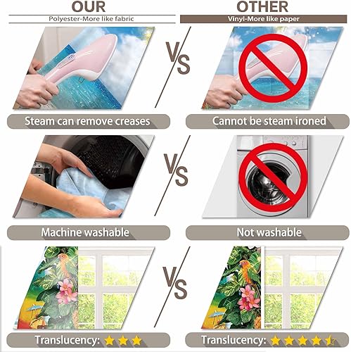 Miniatura 5 de Telón de fondo de fotografía de playa hawaiana de verano de 7 x 5 pies, flores tropicales, hojas de palma, fondo de tabla de surf, decoración de