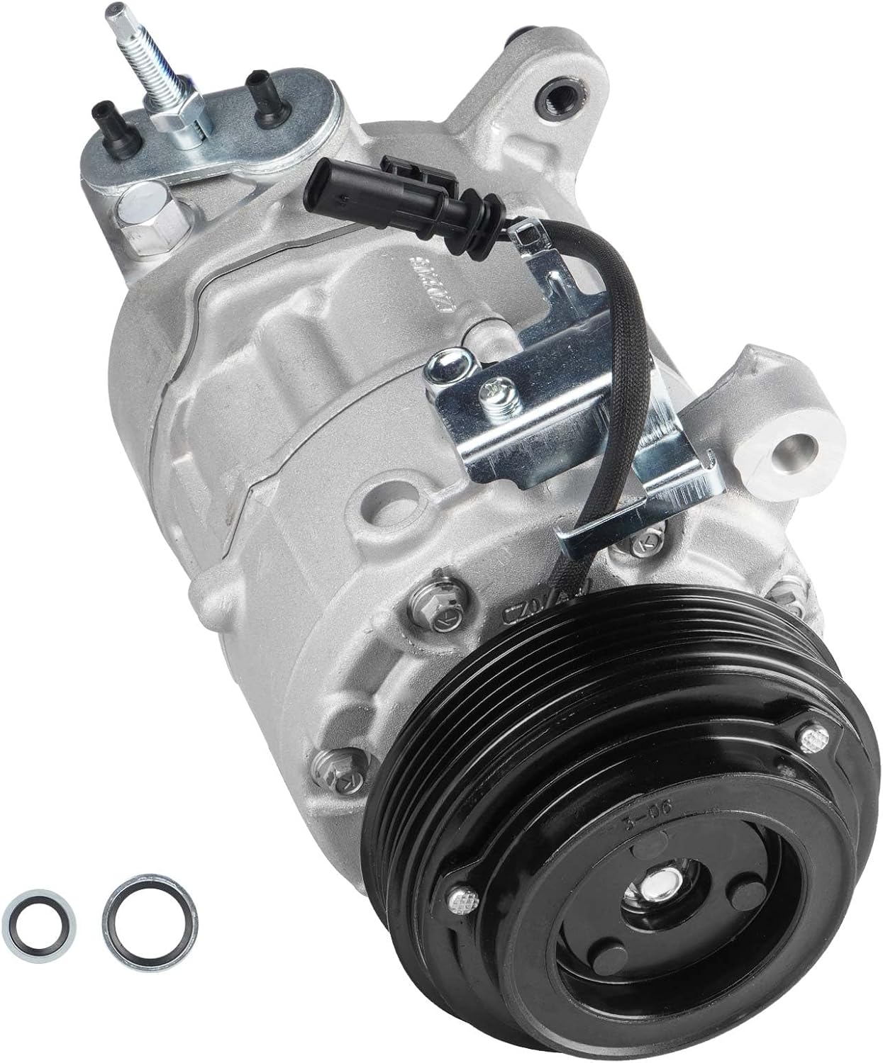 ILONPA AC Compressor with Clutch for GMC Yukon 5.3L/6.2L (2015–2020)