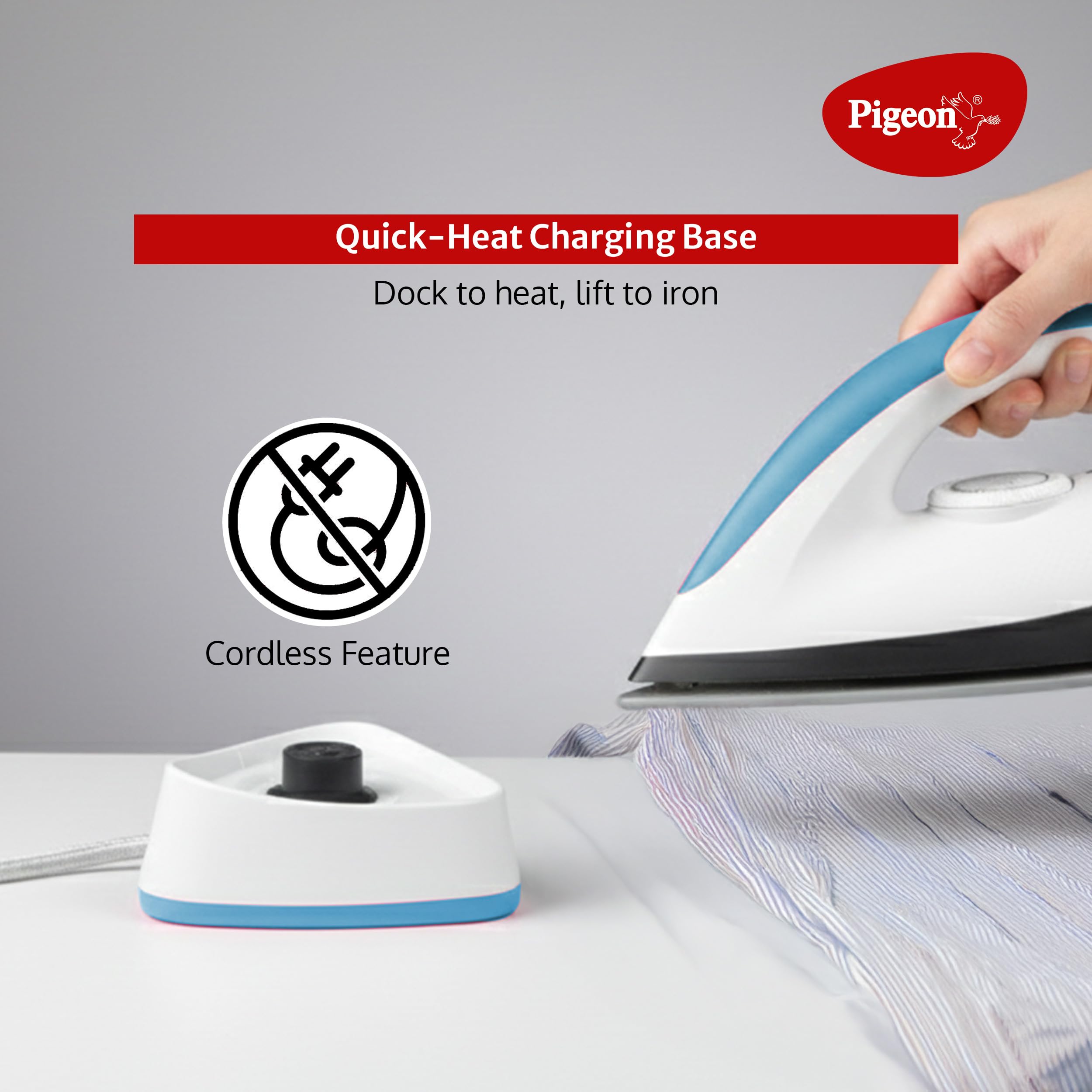 Pigeon Cordless Dry Iron - Wrinkle-Free! -3 Pigeon Cordless Dry Iron - Wrinkle-Free! -3