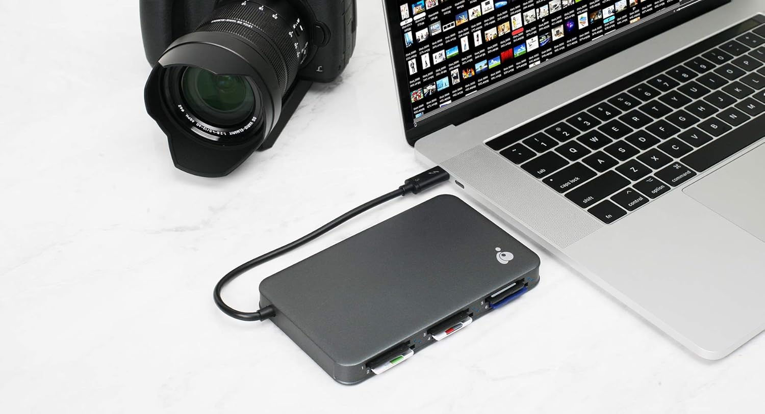 Uр Tо 40% оƒƒ IOGEAR Thunderbolt 3 6-Slot SD Card Reader (GTR360)