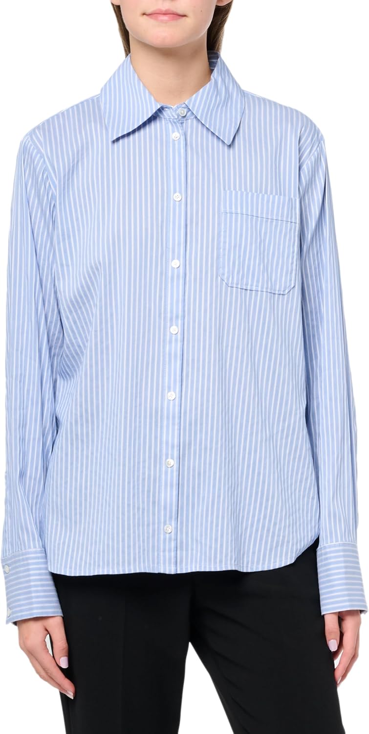 Christa Shirt in Blue/White