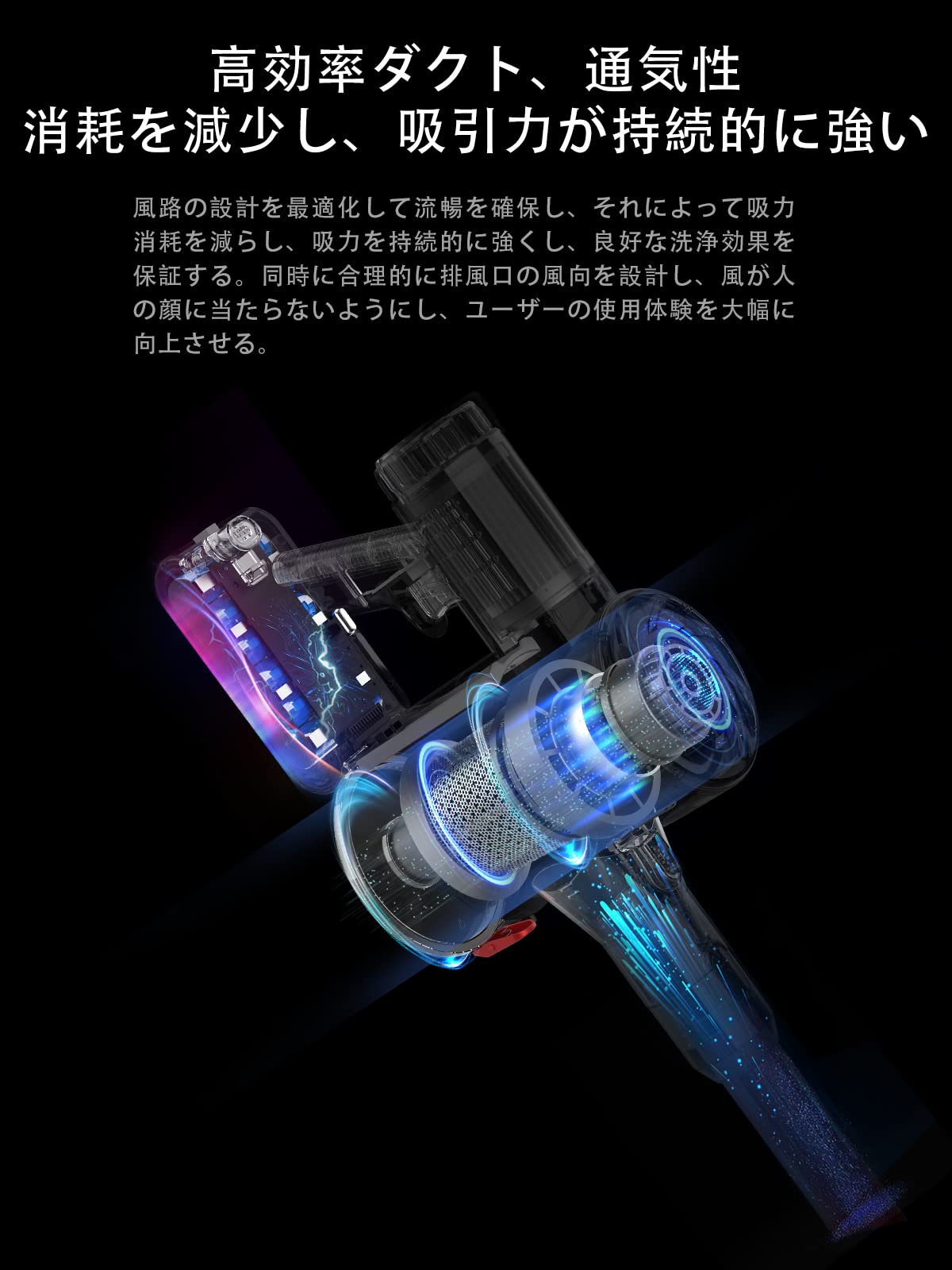 圧倒的な吸引力でどんなゴミも確実に吸い取る❣ダイソンより使いやすい♪❤掃除機 圧倒的な吸引力でどんなゴミも確実に吸い取る❣ダイソンより使い