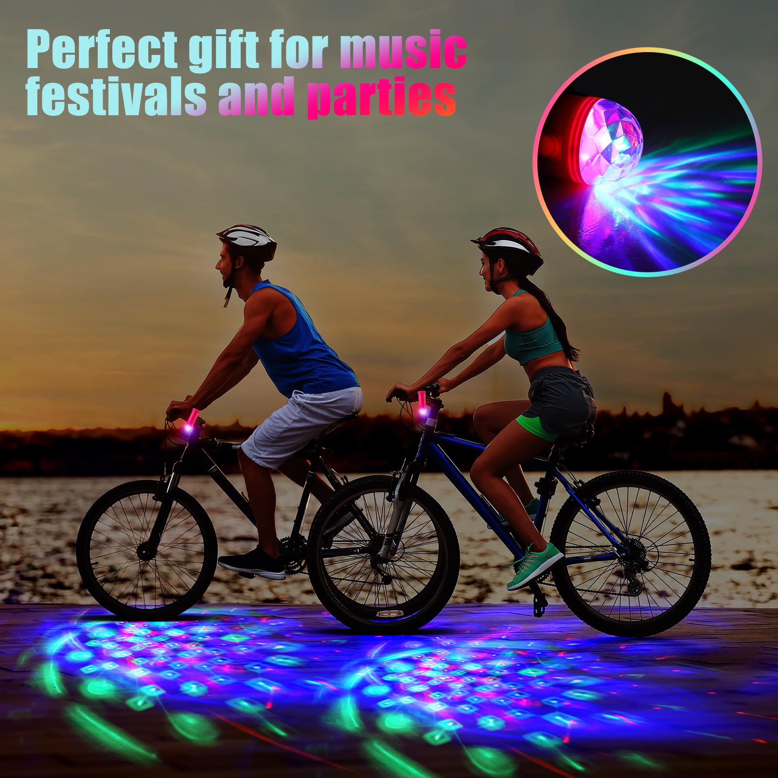 Disco Bike Light - LED Party Light for Cycling -5 Disco Bike Light - LED Party Light for Cycling -5
