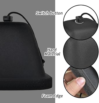 ANKHOH Outdoor Faucet Covers for Winter, Hard Shell, 1 Pack Black