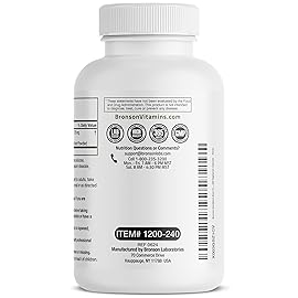 Bronson Dandelion Root High Potency Supplement, Supports Overall Good Health & Well-Being, Traditional Diuretic Herb - Non-GMO, 240 Vegetarian Capsules