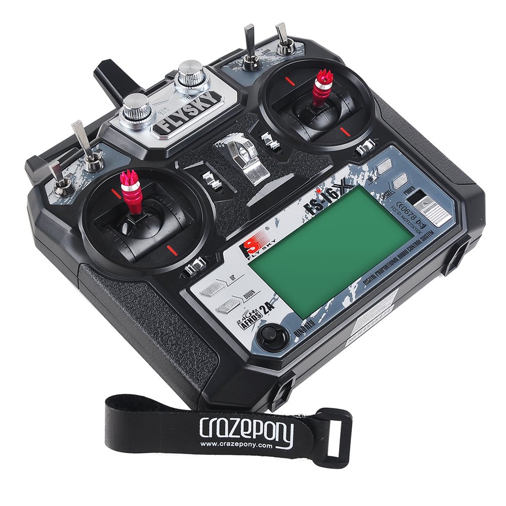 Crazepony Flysky FS-i6X 2.4GHz 10CH Upgrade Flysky i6 AFHDS 2A RC Transmitter TX with iA6B Receiver