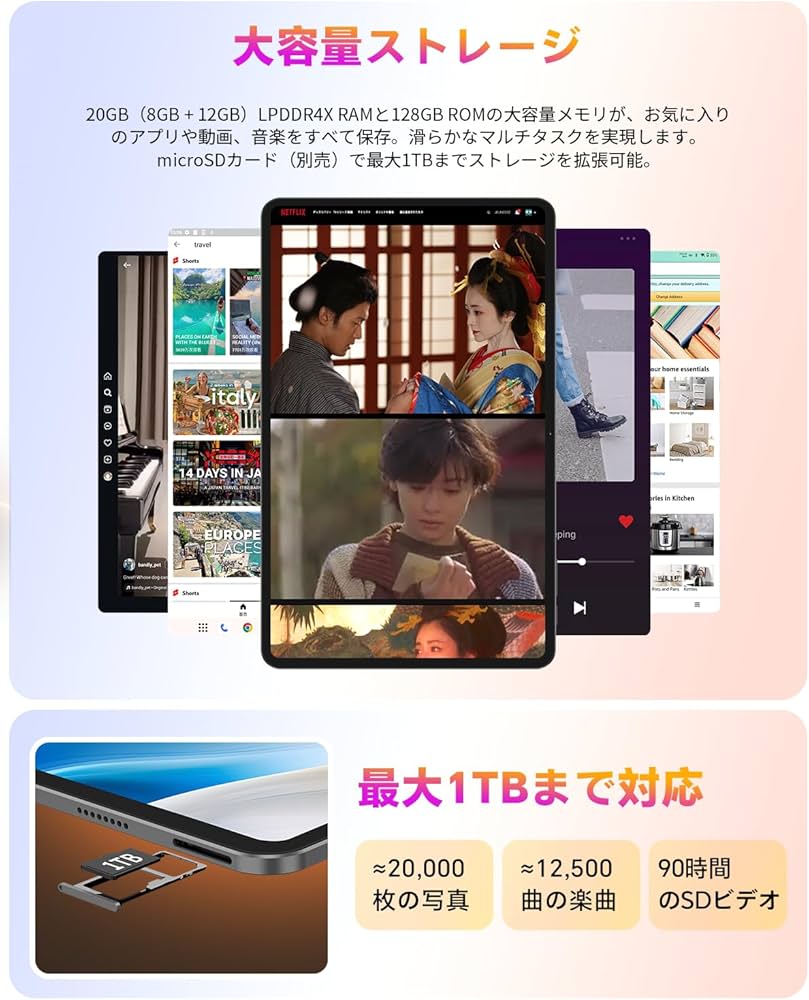 Amazon.co.jp: TECLAST T60pro 12インチ タブレット、Helio G99 CPU