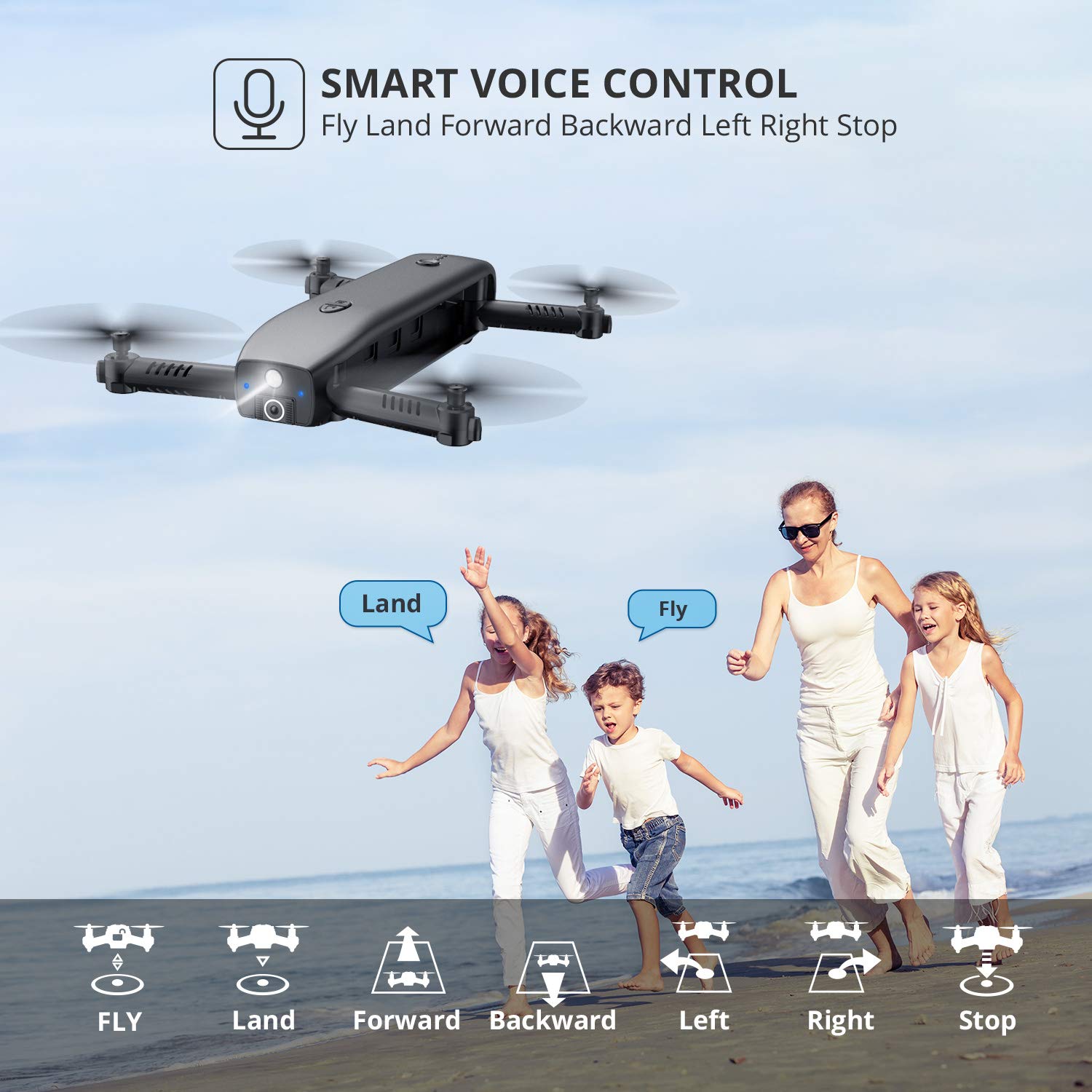 Amazon.com: Holy Stone HS161 Drone with Camera for Adults 1080P 