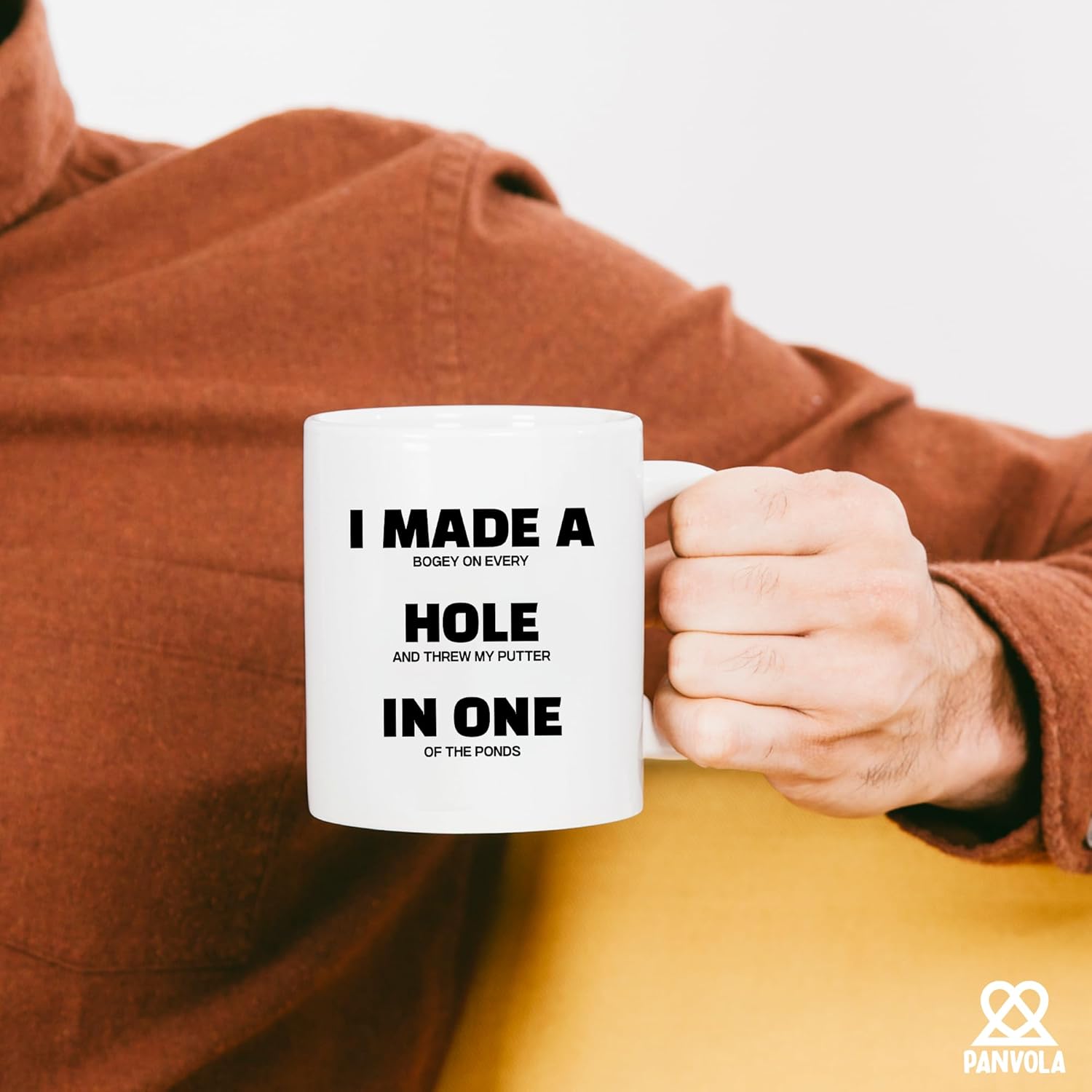 I Made A Hole In One Golf Gifts Funny Golf Player Gifts For Dad Mom Grandpa Grandma From Son Daughter Husband Wife Novelty Drinkware Ceramic Mug - Image 4