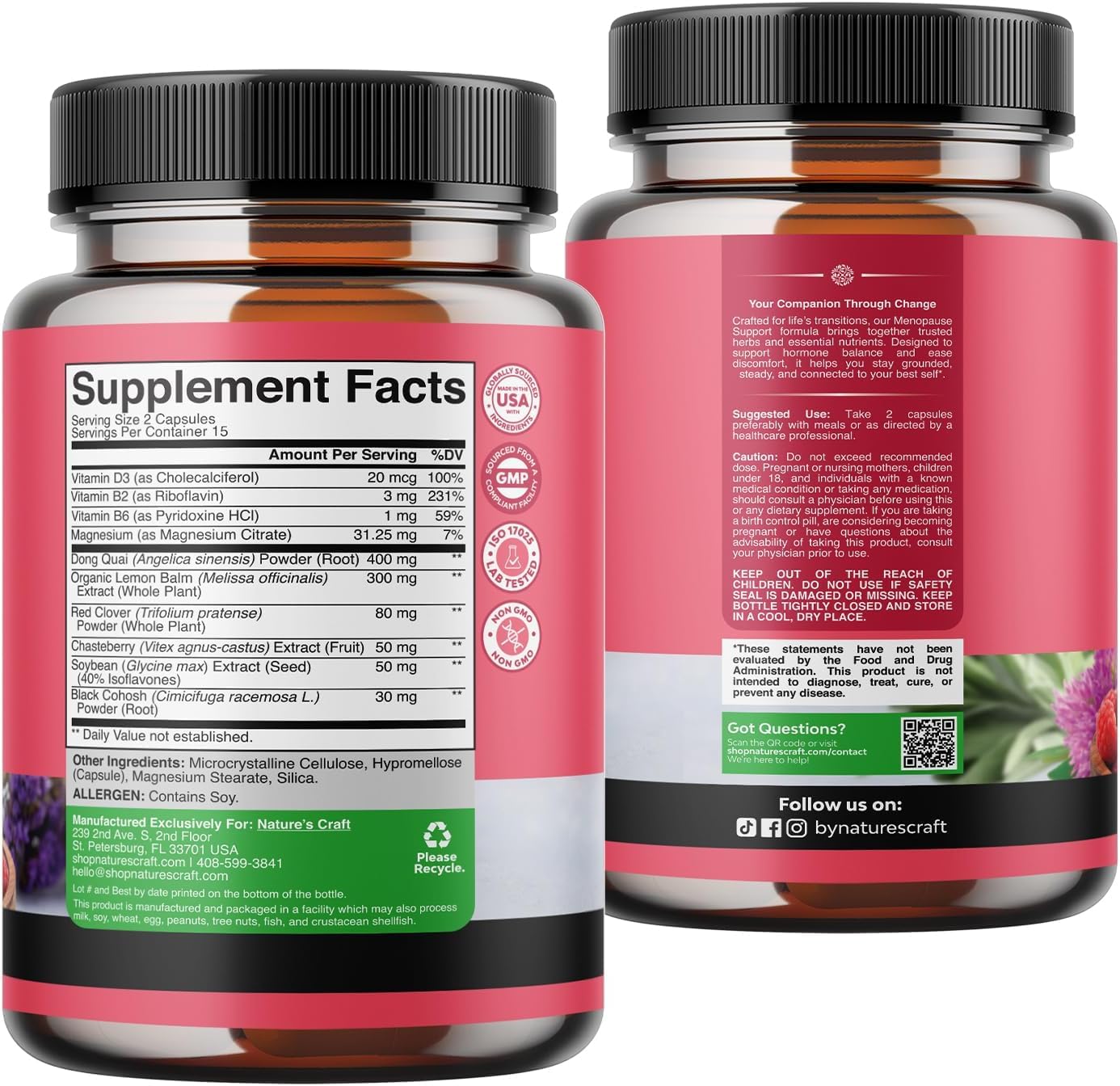Menopause Support Supplements for Women - with Black Cohosh - 30ct — Amazon image 7