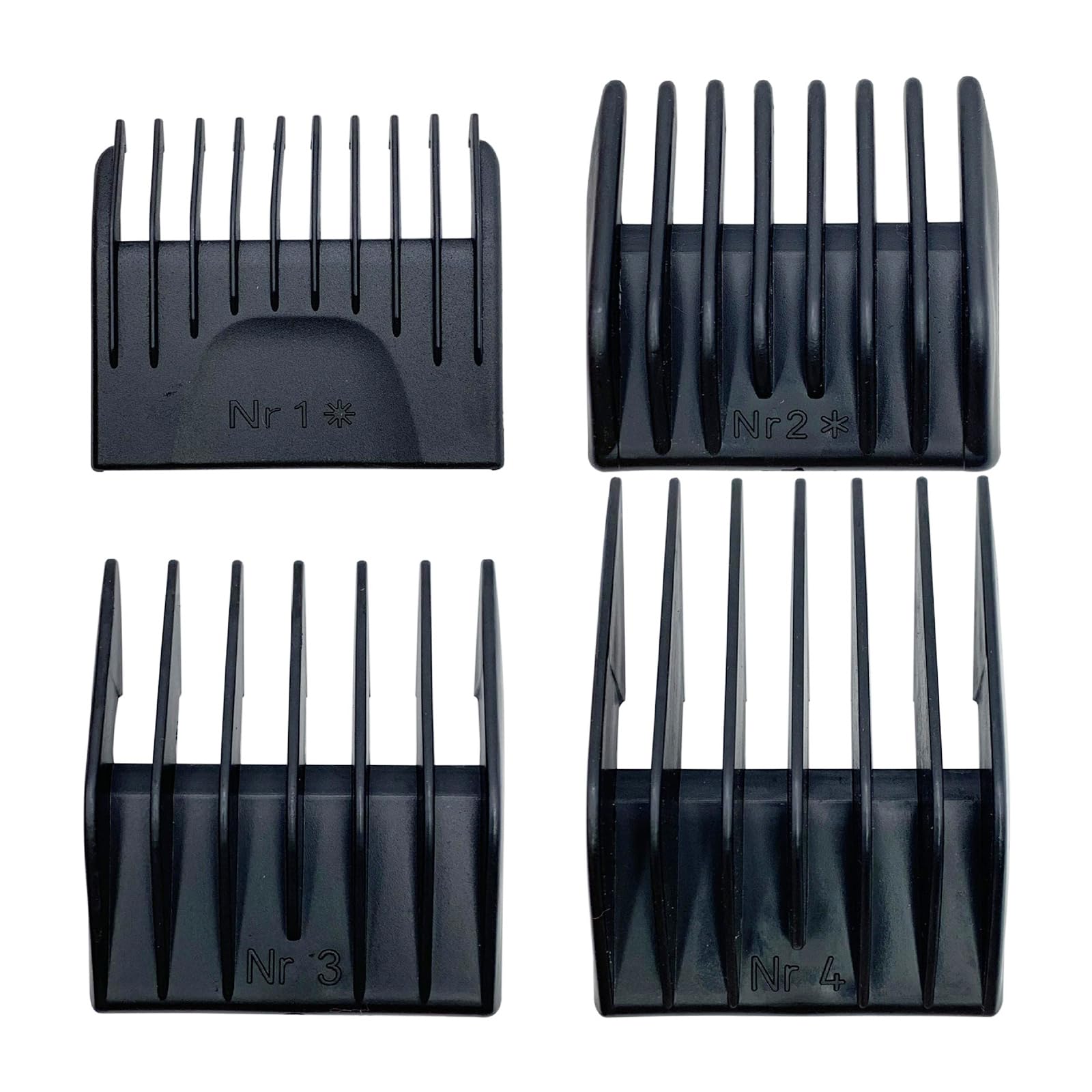 BestRec Professional Hair Clipper Attachment Cutting Guide Combs Compatible with Moser 1400 Classic Hair Clippers 4 Pieces