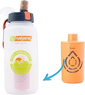 Epic Nalgene Ultimate Outdoor Travel OG | Water Bottle with Filter | Bottle + Filter Made In USA | Filtered Water Bottle |...
