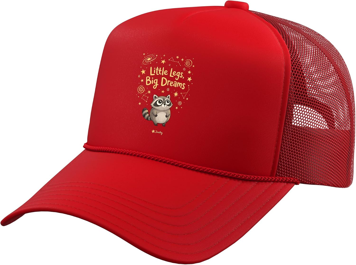 Jimothy Raccoon Seattle Meme Viral Trucker Hat with Adjustable Mesh Back
