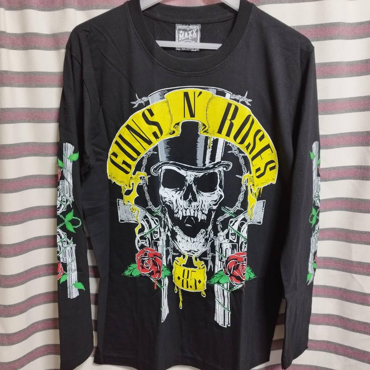 Amazon.co.jp: GUNS N' ROSES Tシャツ バックプリント ガンズアンド