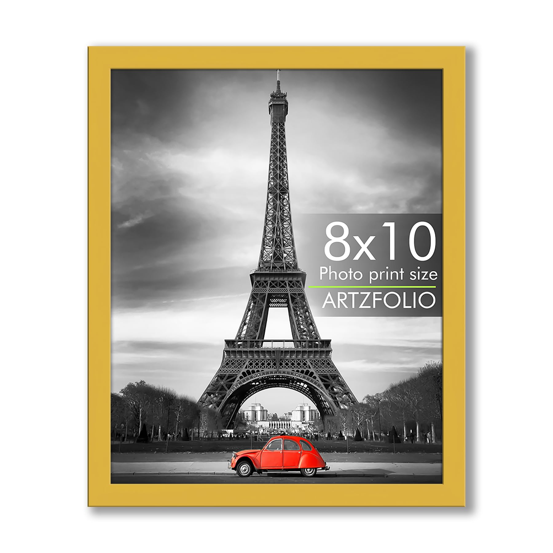 ArtzFolio Wall & Table Photo Frame D557 | Wall Photo Frame Collage for Living Room | Picture Frames Bedroom, Home & Office Decoration | Golden | 8x10 inch (20x25 cms)