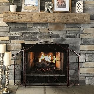 Fireplace Screens Antique Style Wrought Iron Folding Fireplace Screen Safe Proof Fire Place Fence Fireplace Screen Flat Fireplace Screens Decorative Decoration