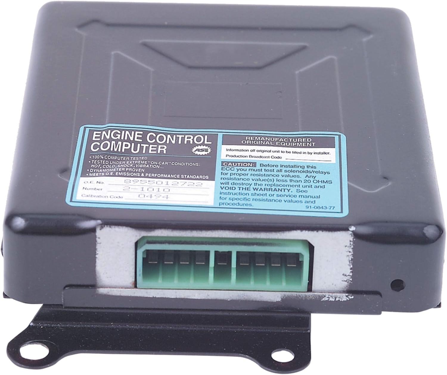 Cardone 72-1010 Remanufactured Engine Control Computer Module, ECC/ECM