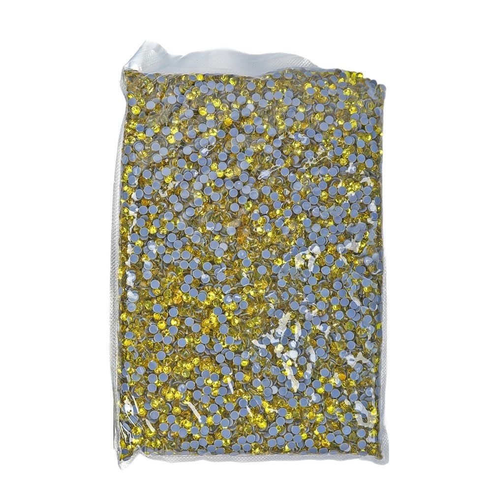 Strasssteine Große Tasche, große Verpackung, Hotfix-Strasssteine, Glas mit Flacher Rückseite, for Aufbügeln for Hochzeitskleid-Dekorationen(4,SS30-2880pcs)