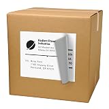 Avery Full-Sheet Printable Shipping Labels, 8.5" x 11" Customizable Stickers, White, 25 Blank Mailing Labels, Great for Mailing, Shipping, Organizing, and More (5265) – view 7