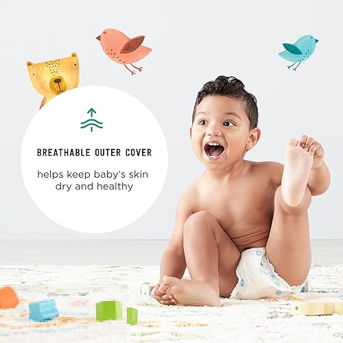 Miniatura 6 de Marca Tienda  Pañales Mama Bear Gentle Touch, hipoalergénicos, talla 5, blanco, 33 unidades (paquete de 3)