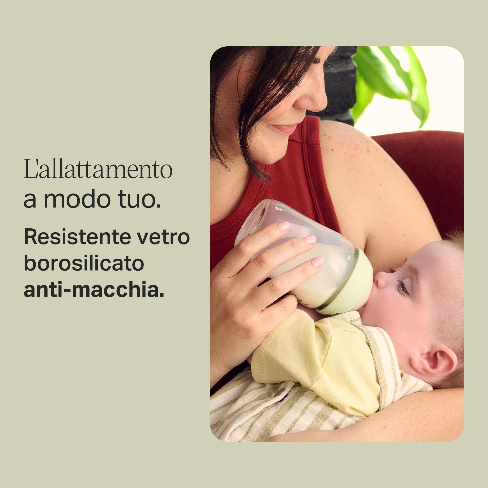 Tommee Tippee Biberon Starter Set Natural Start in vetro per neonati, 150 ml e 250 ml, biberon anti-colica con tettarella a flusso lento e Super Lento, autosterilizzante